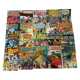 Marvel Comic Lot Featuring Power Pack & Transformers