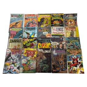 Mixed Comic Lot Featuring Astro Boy, Ms. Tree & Superman