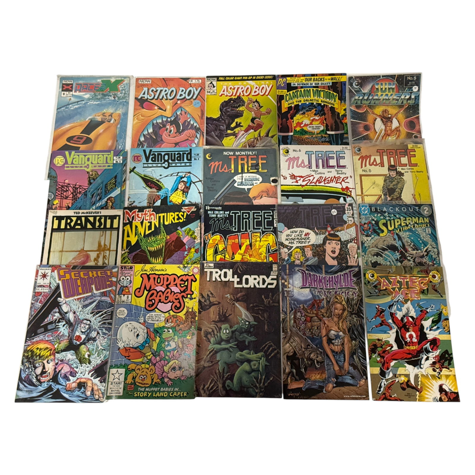 Mixed Comic Lot Featuring Astro Boy, Ms. Tree & Superman (1 of 3)
