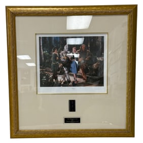 Framed Wizard of Oz Limited Edition Print with Film Cell