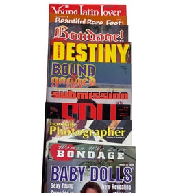 Vintage Adult Magazine Collection Lot