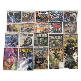 Comic Book Lot Featuring Venom, Batman, Guardians of the Galaxy