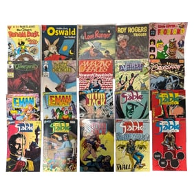 Comic Book Lot Featuring Disney, Lone Ranger & E-Man