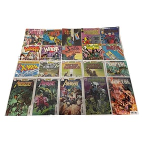 Comic Book Lot Featuring Avengers, Captain America & X-Men