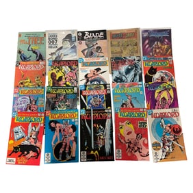 Comic Book Lot Featuring Warlord, Blade, Darkchylde & Classic Titles