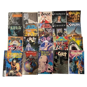 Comic Book Lot Featuring Conan, Ghost & Justice League