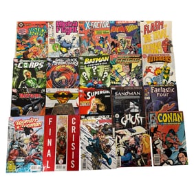 Comic Book Lot Featuring Justice Society, X-Factor, Supergirl & Wonder Woman