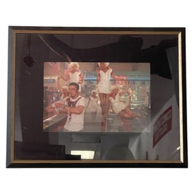 Framed Photograph Scene with Dancers