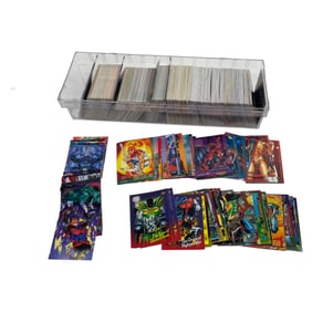 Collection of 1990s Marvel Trading Cards