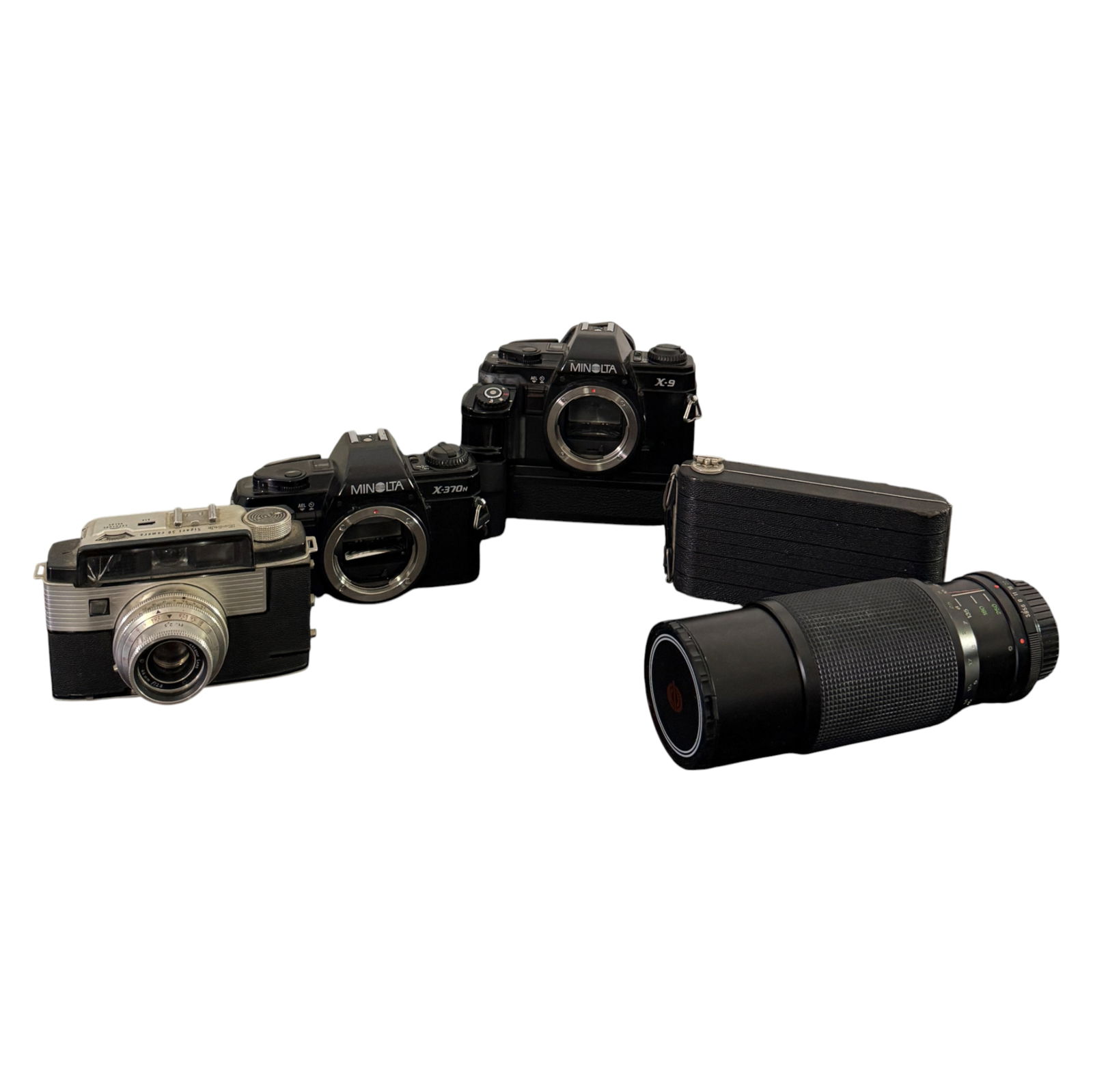 Lot of 4 Cameras Including Minolta SLRs and Accessories (1 of 9)