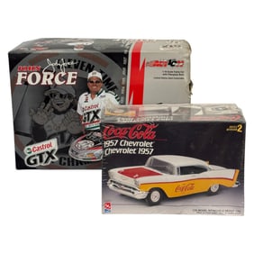 Lot of 2 Diecast Car Models John Force and Coca-Cola Chevrolet