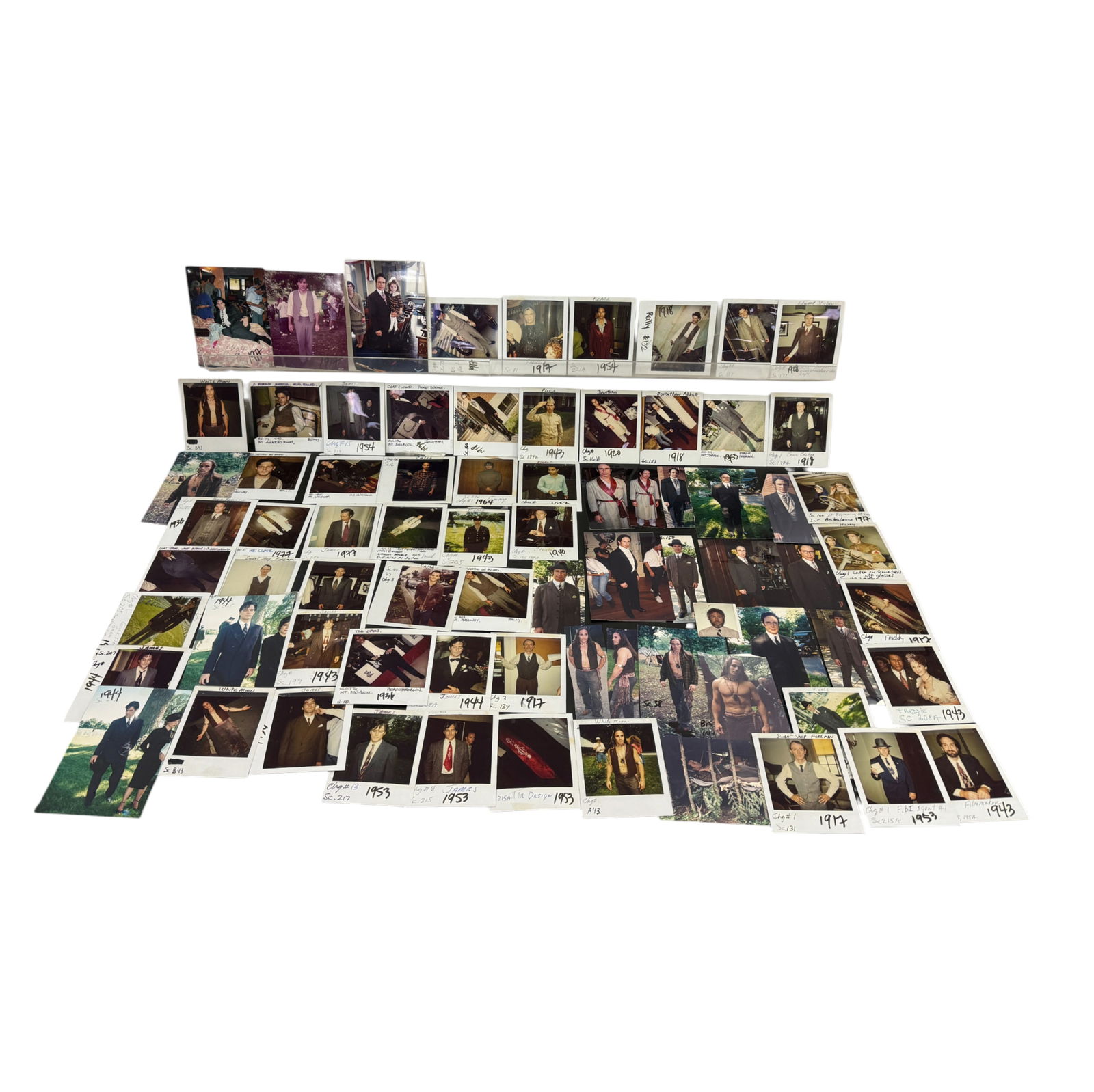 Lot of 50+ Vintage Polaroid Fashion and Costume Movie Back Stage Photos (1 of 4)