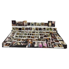 Lot of 50+ Vintage Polaroid Theater and Movie Back Stage Costume Photos