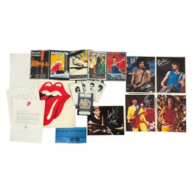 Rolling Stones Memorabilia Collection with Autographs