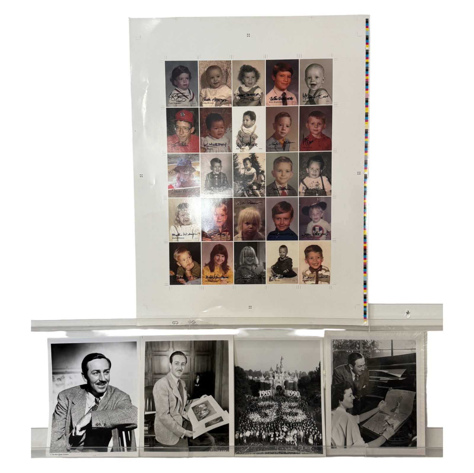 Lot of Vintage Walt Disney Photographs and Prints (1 of 3)