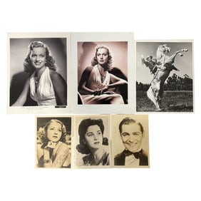 Lot of Vintage Hollywood Actor Photographs