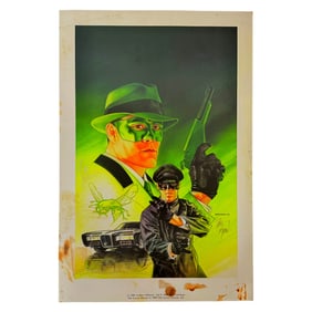 Signed Green Hornet Poster by Artist
