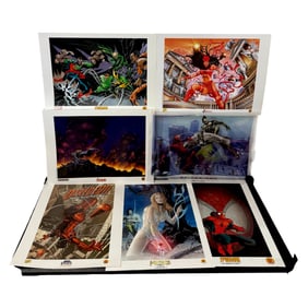 Limited Edition Marvel Comic Hero Lithograph Set