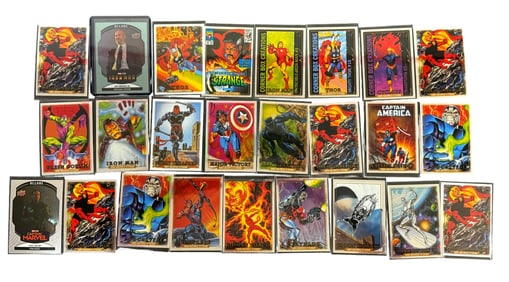 Marvel Comics Trading Cards Collection Lot