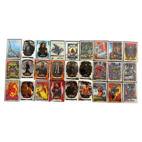 Marvel Character & Avengers Trading Card Collection