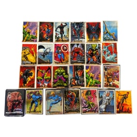 Marvel Comic Heroes & Villains Trading Cards