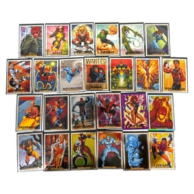 Marvel X-Men and Avengers Comic Cards
