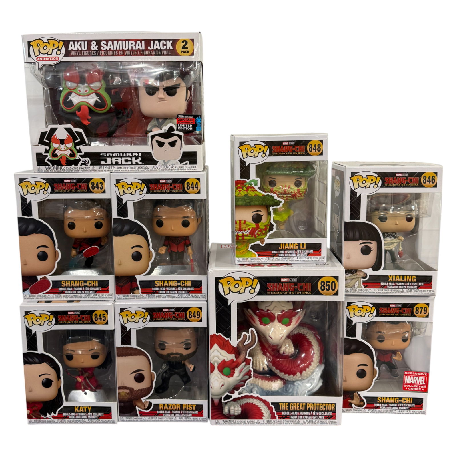 Marvel Funko Pop! Shang-Chi Set (9 Figures) (1 of 4)