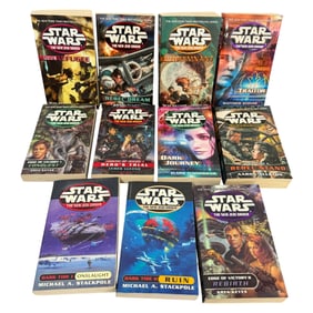 Star Wars New Jedi Order Paperback Book Lot (10 Volumes)