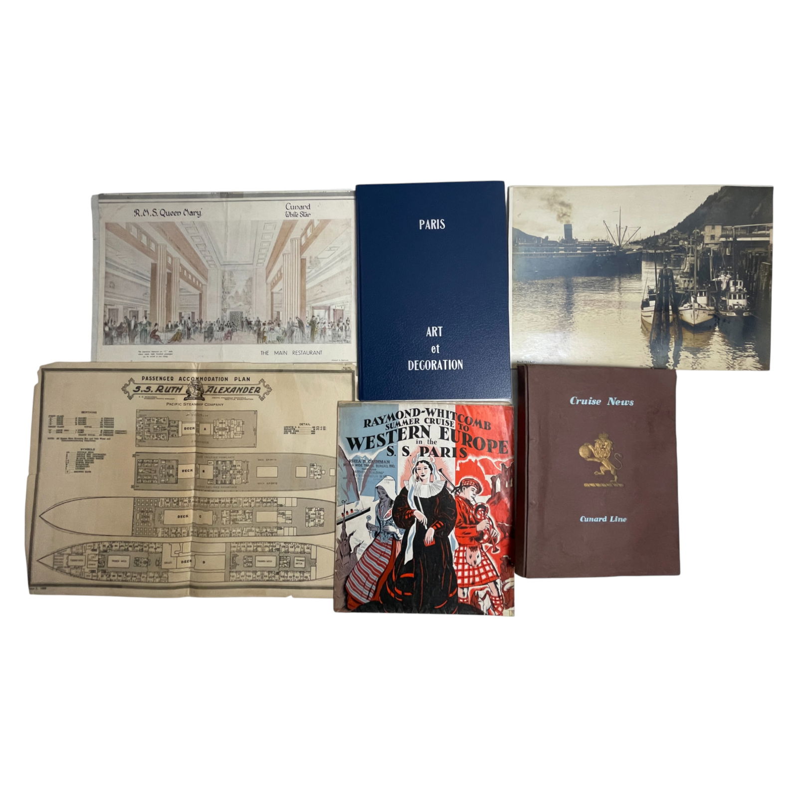 Ocean Liner & Cruise Memorabilia Collection (1 of 4)
