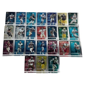 Modern NFL Chrome Football Card Lot