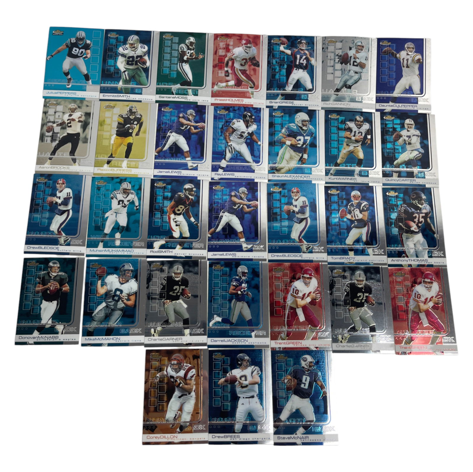 Modern NFL Chrome Football Cards Lot (1 of 4)