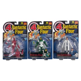 Fantastic Four Action Figures (3)