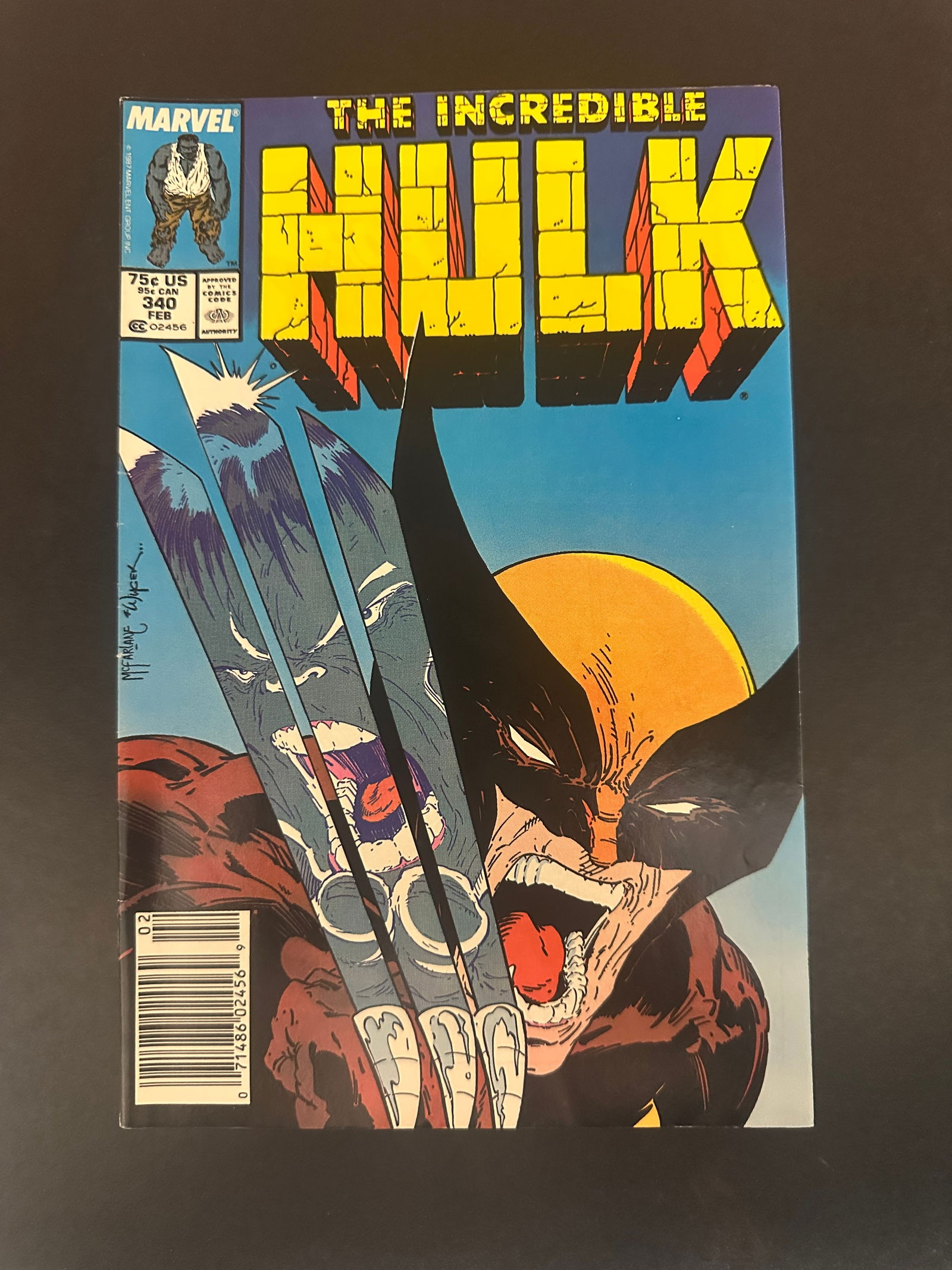 Incredible Hulk #340 Newsstand Key Issue (1 of 2)