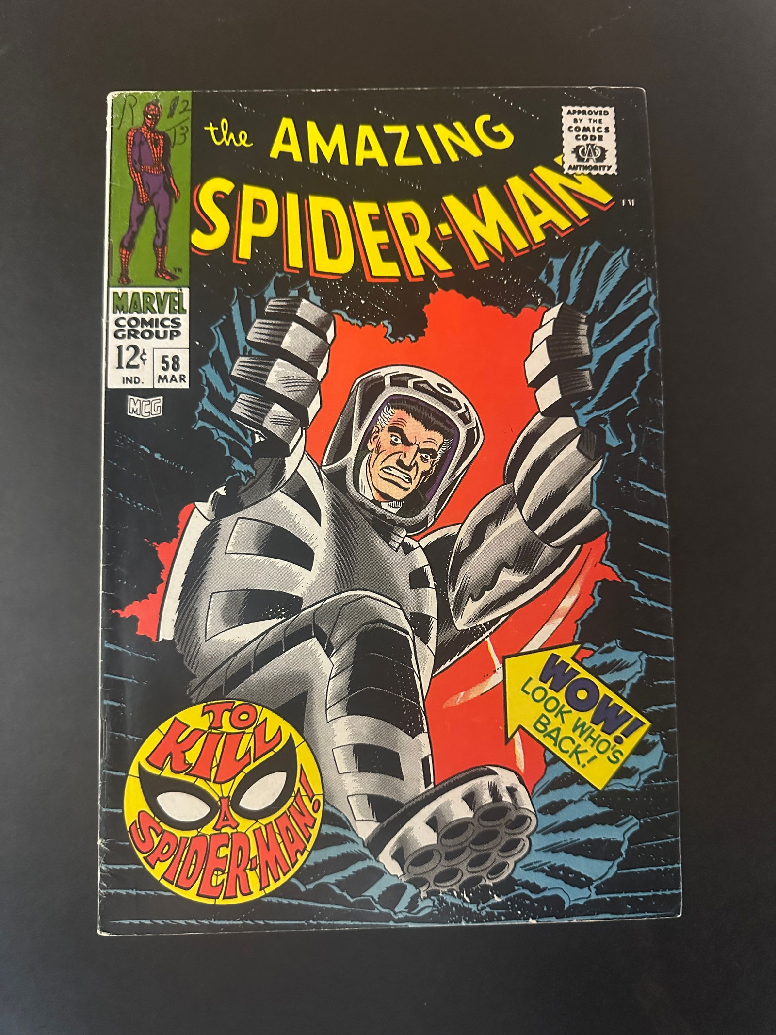The Amazing Spider-Man #58 Marvel Comic Book (1 of 2)