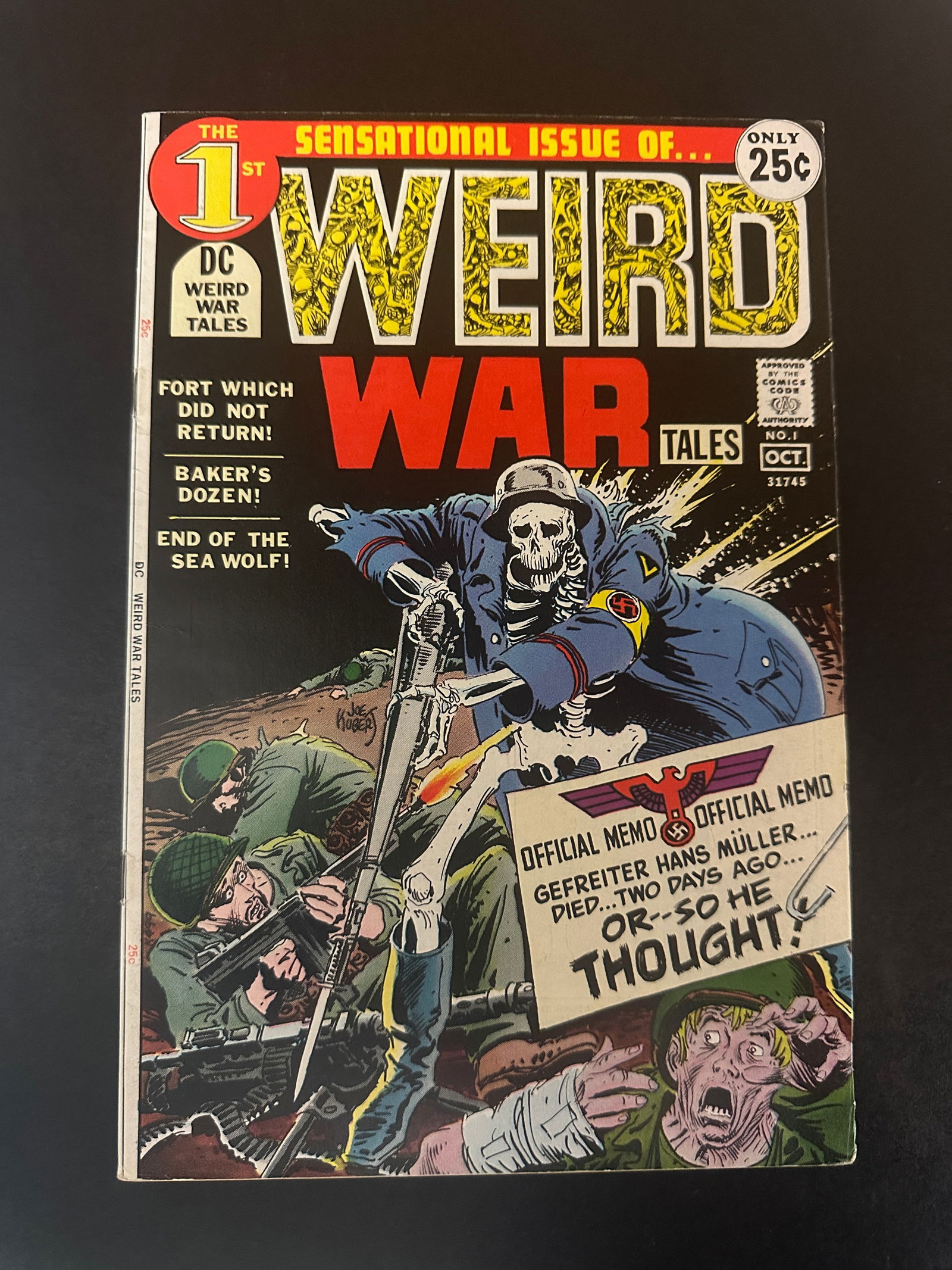 Weird War Tales #1 DC 1971 — RAW Bronze Age War-Horror Key Issue (1 of 2)