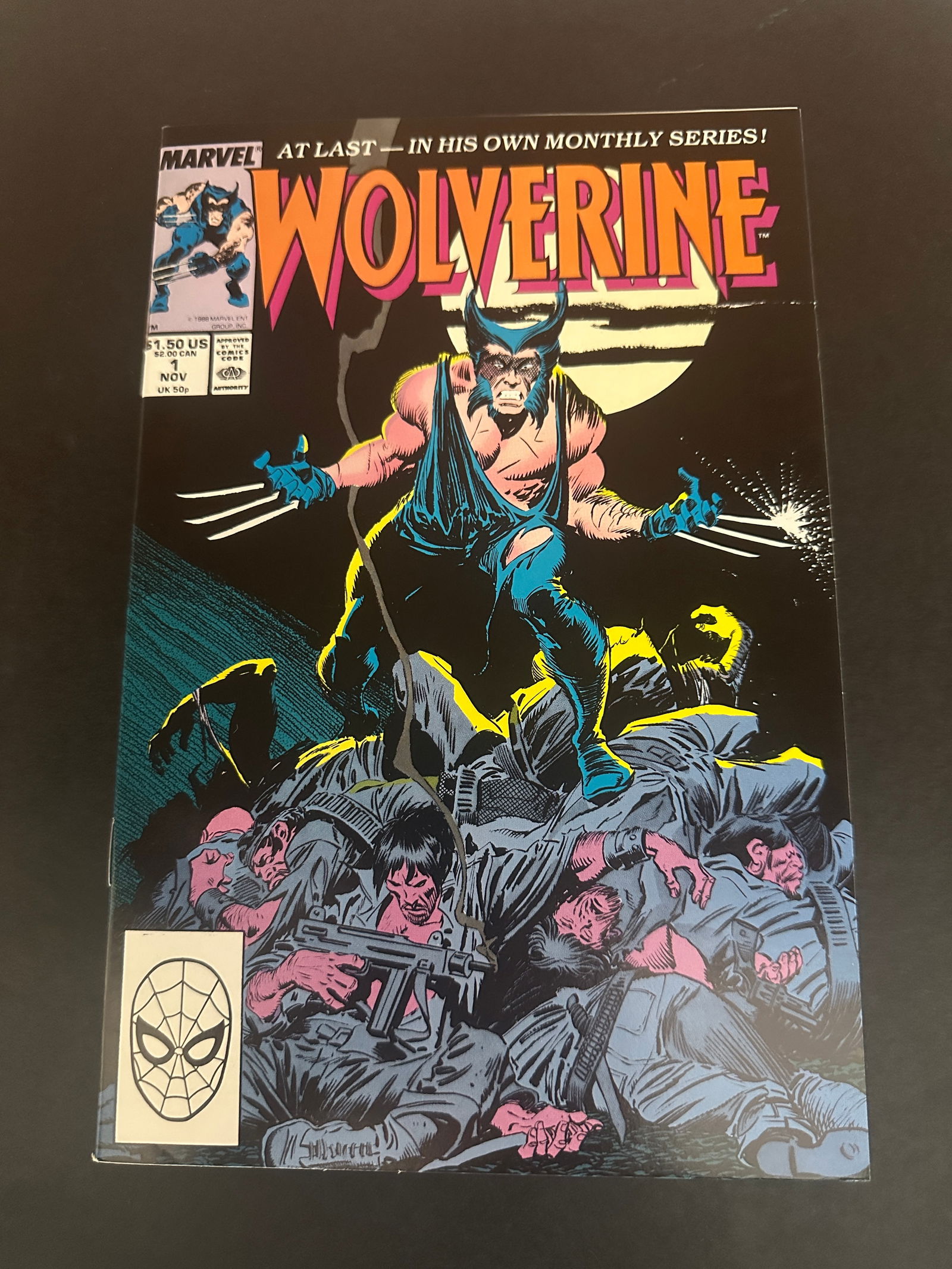 Wolverine #1 (1st app of Wolverine as Patch!) 1988 (1 of 2)