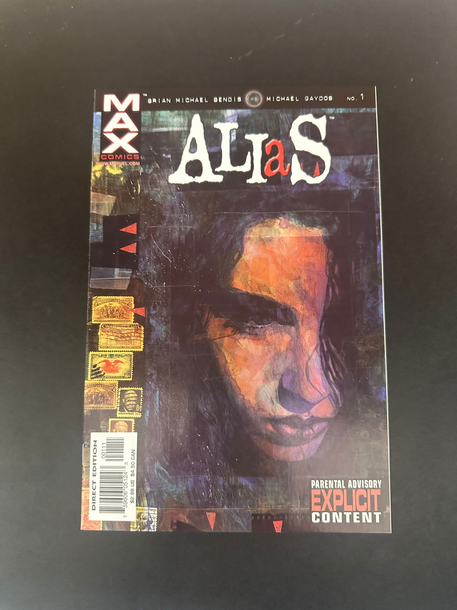 Alias #1 (Marvel Max 2001) 1st Appearance of Jessica Jones (1 of 2)