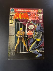 Brave and the Bold #96 - Batman - Sgt Rock - 1971