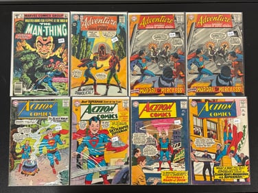 Marvel & DC Silver Age Mix – Man-Thing, Action & Adventure Comics