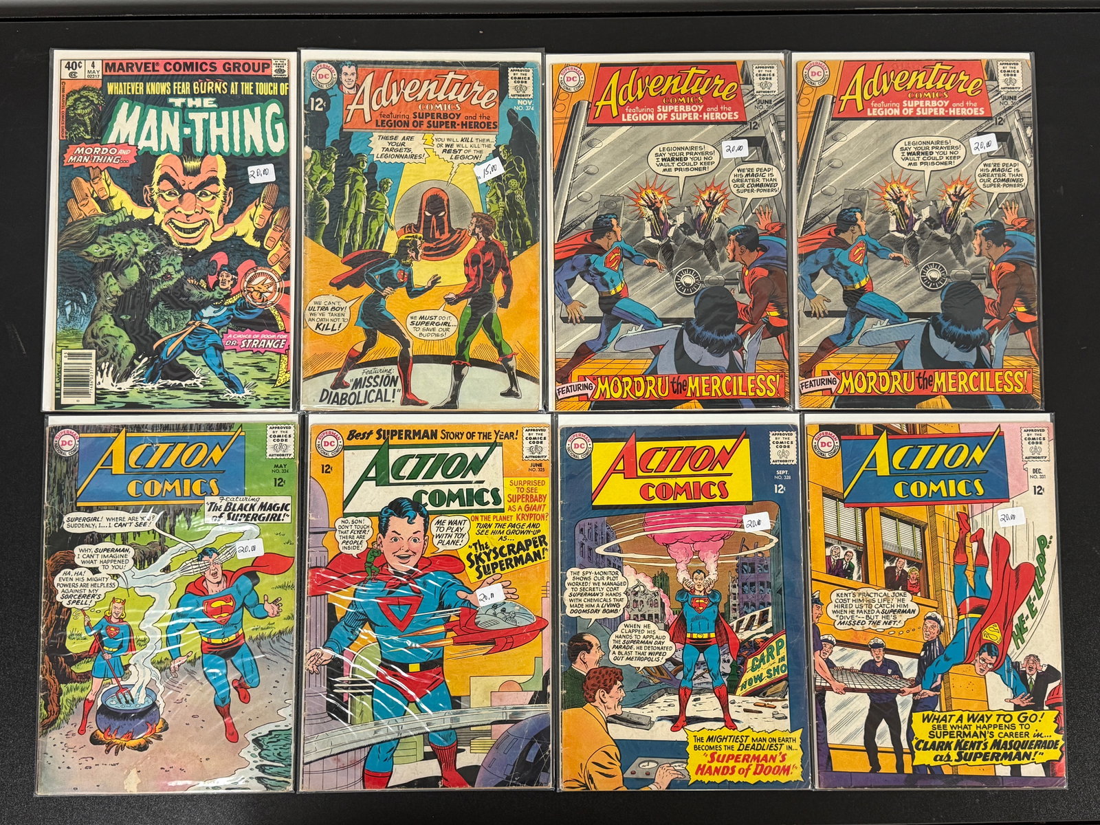 Marvel & DC Silver Age Mix – Man-Thing, Action & Adventure Comics (1 of 3)