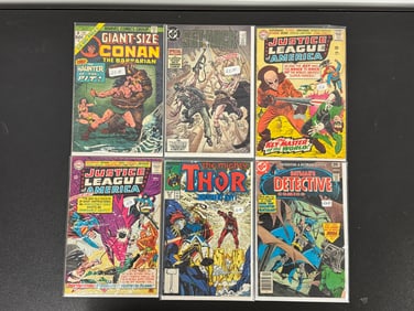 Marvel & DC Key Issues – Conan, Starlord, Justice League, Thor & More