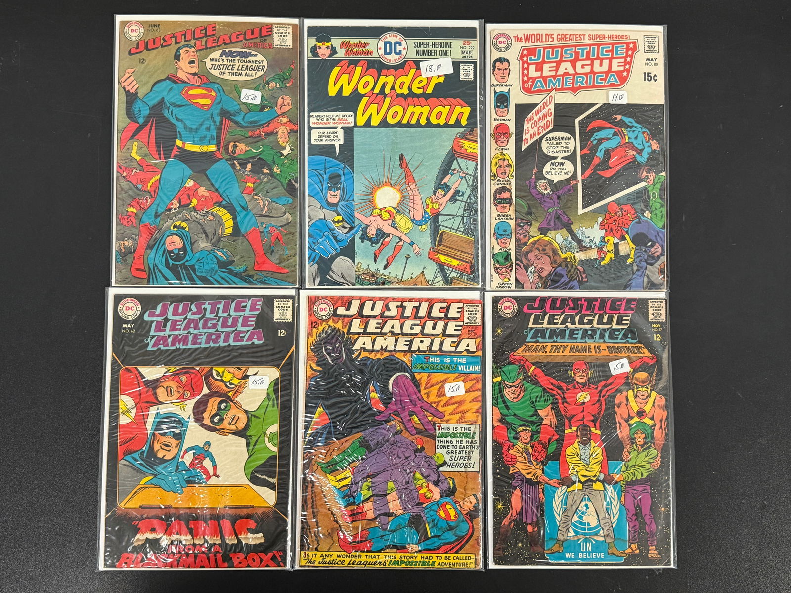 Justice League & Wonder Woman Comic Lot (1 of 4)