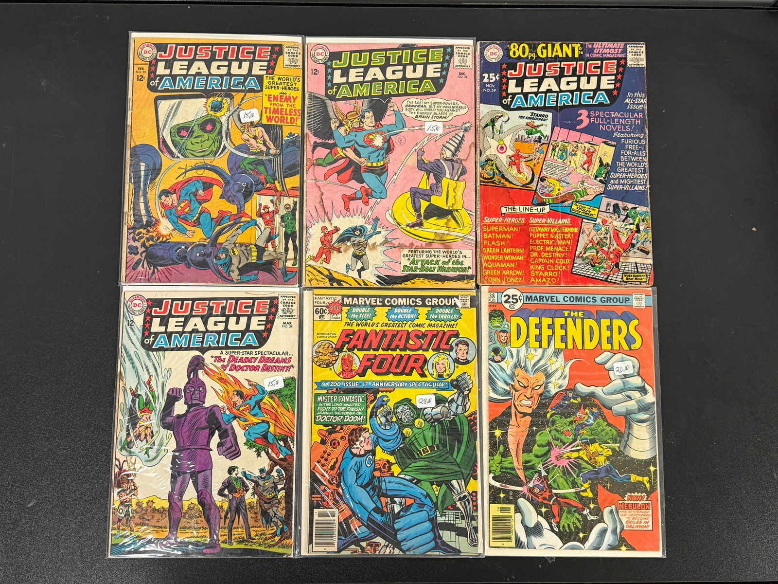 Justice League & Fantastic Four Comic Lot (1 of 4)