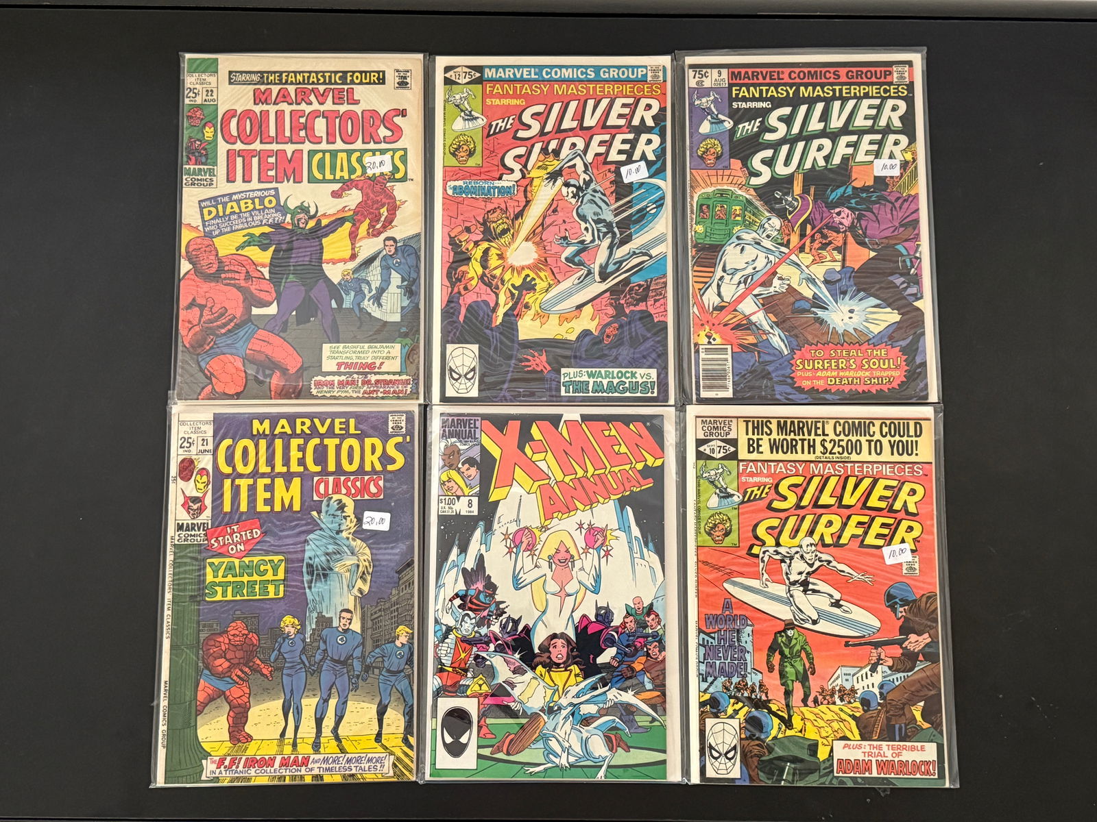 Marvel Silver Surfer & X-Men Annual Lot (1 of 4)