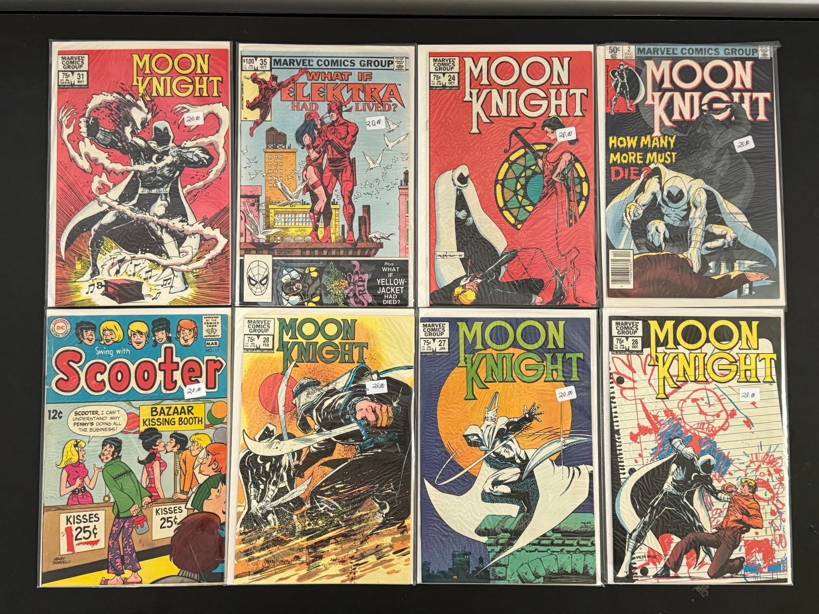 Moon Knight & What If Elektra Comic Lot (1 of 3)