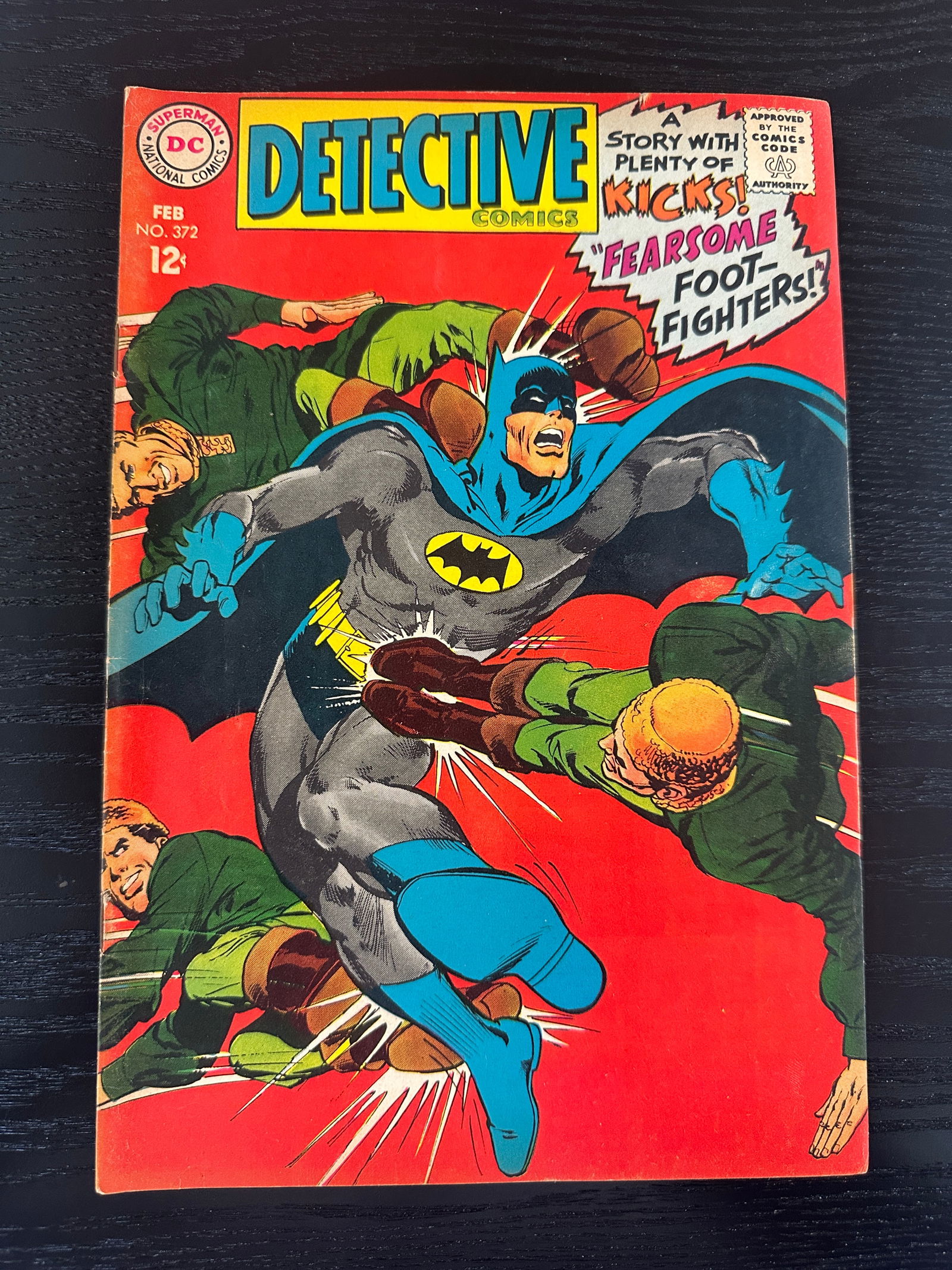 Detective Comics #372 — Fearsome Foot-Fighters! (1968) (1 of 2)