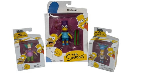 Simpsons Figures Bartman Krusty Bart