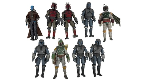 Star Wars Mandalorian/Boba Fett Figure Lot