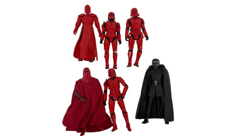 Star Wars Red Guard & Kylo Ren Figure Lot