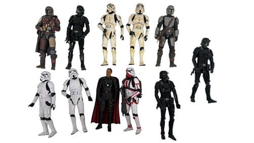Star Wars Mandalorian & Trooper Figure Lot